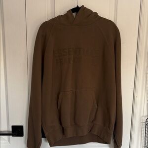 Brown Hoodie Essentials Fear of God